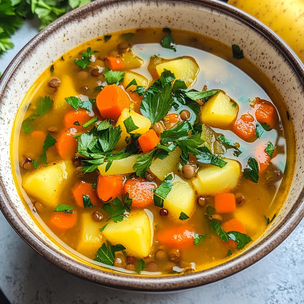 Anti-Inflammatory Veggie Soup with Turmeric