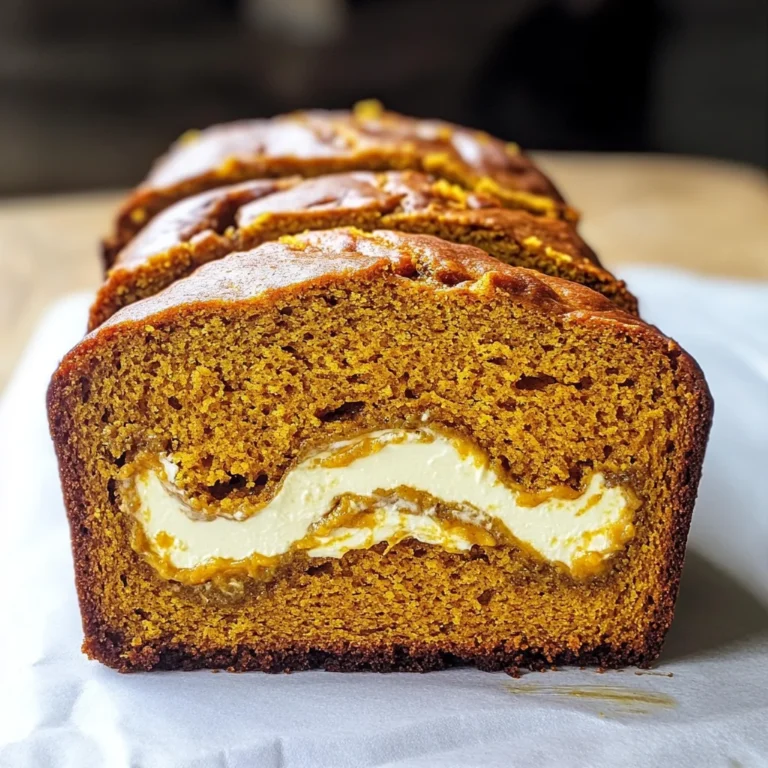Cream Cheese-Filled Pumpkin Bread