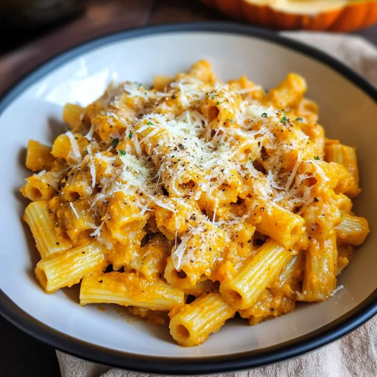 Creamy Parmesan Pumpkin Pasta