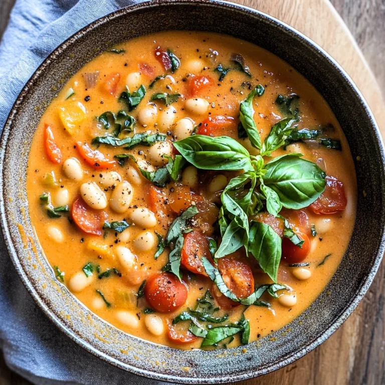 Creamy Tomato White Bean Stew
