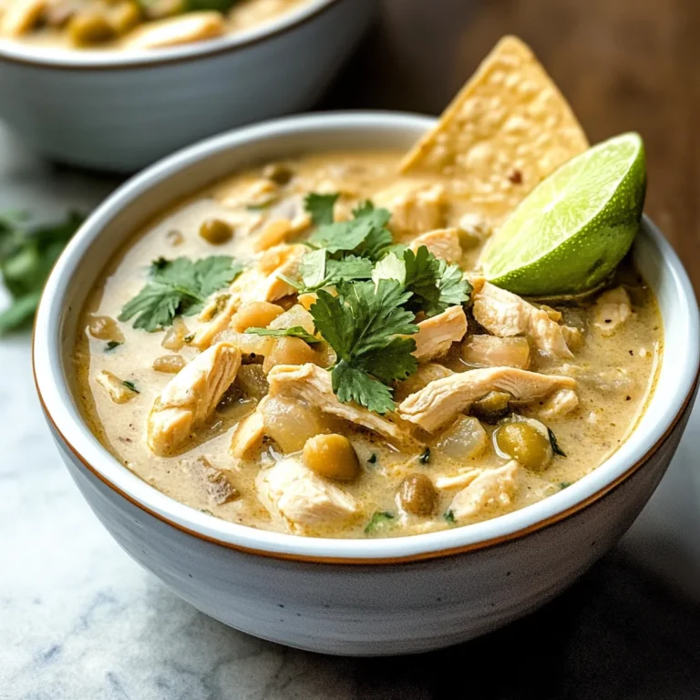 Creamy White Chicken Chili Recipe
