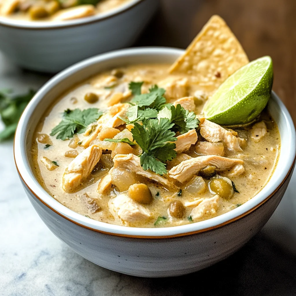 Creamy White Chicken Chili Recipe