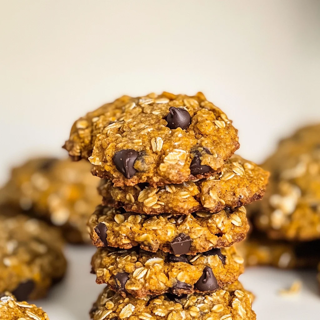Healthy Pumpkin Oat Cookies