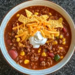 Hillbilly Chili and Cinnamon Rolls