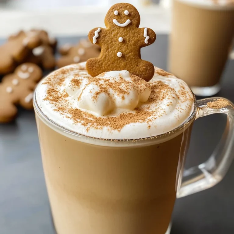 Homemade Gingerbread Latte