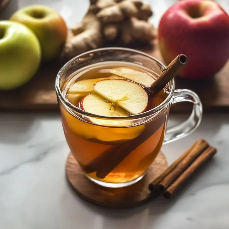 Korean Apple Tea with Ginger and Cinnamon (Saegwa Cha)