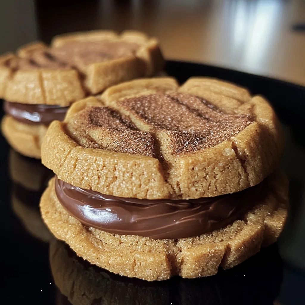 Milk Chocolate Stuffed Jack-O'-Lantern Cookies