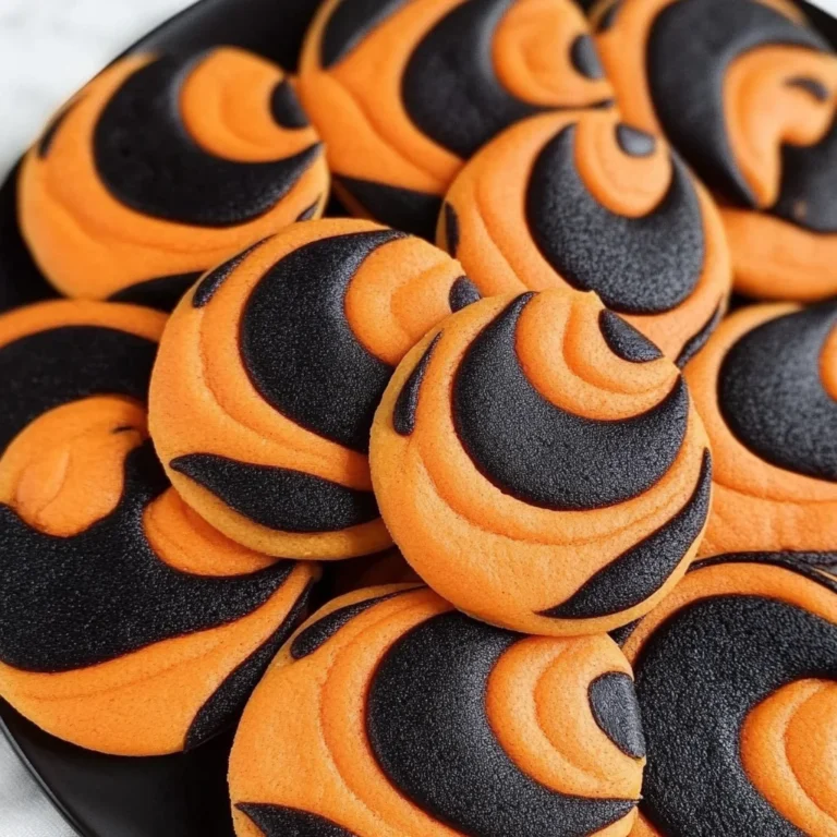 Orange and Black Halloween Sugar Cookies