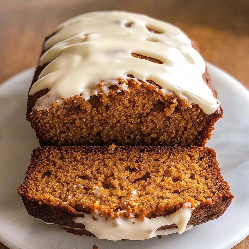 Pumpkin Bread with Cream Cheese Frosting Recipe