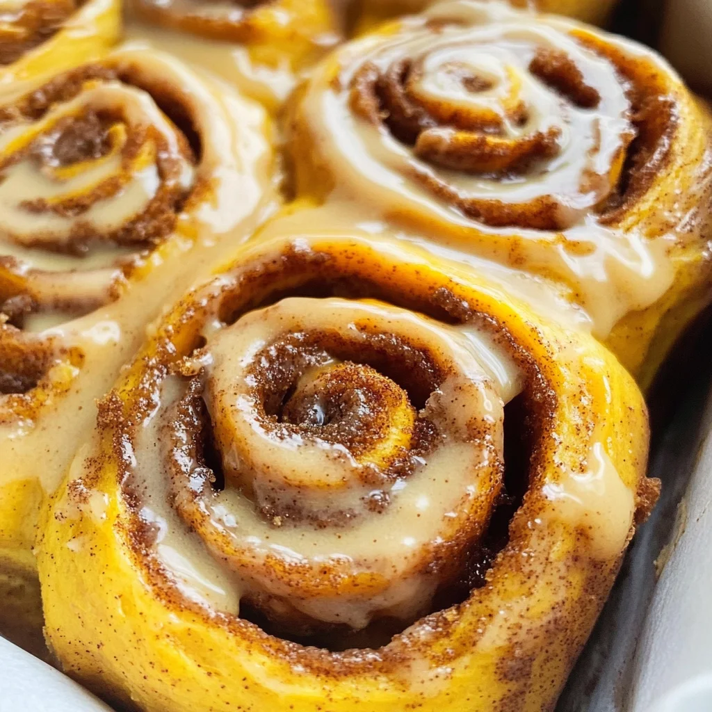 Pumpkin Cinnamon Rolls