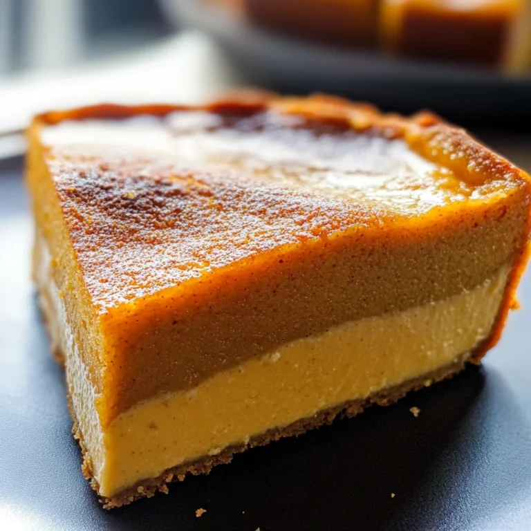 Pumpkin Magic Custard Cake Recipe