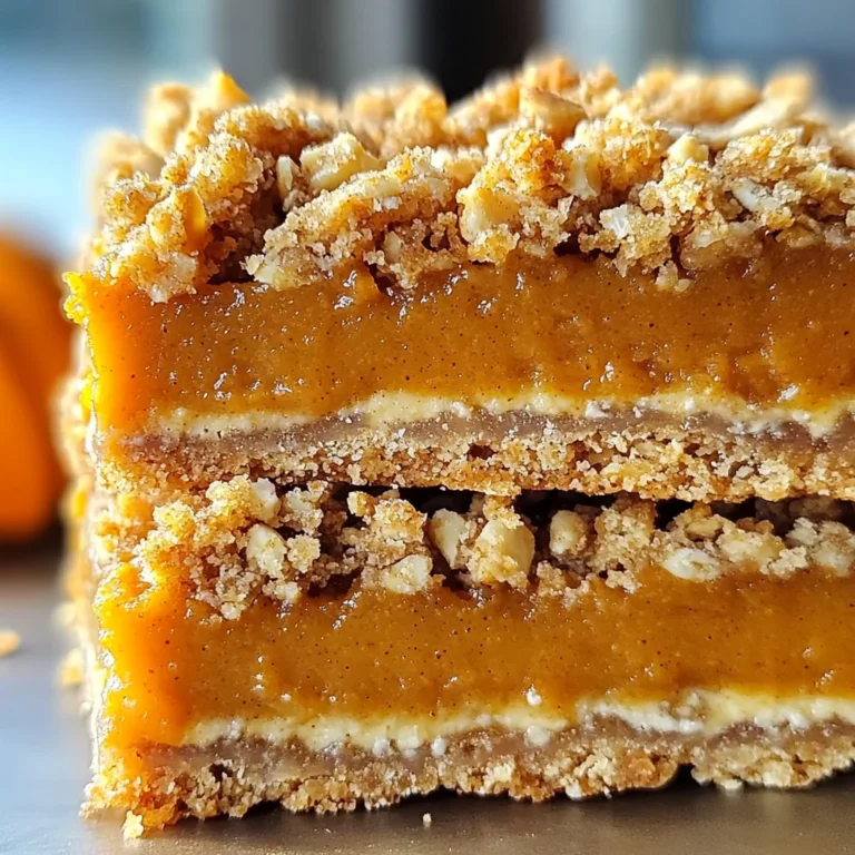 Pumpkin Pie Crumble Bars – Easy Fall Dessert Recipe