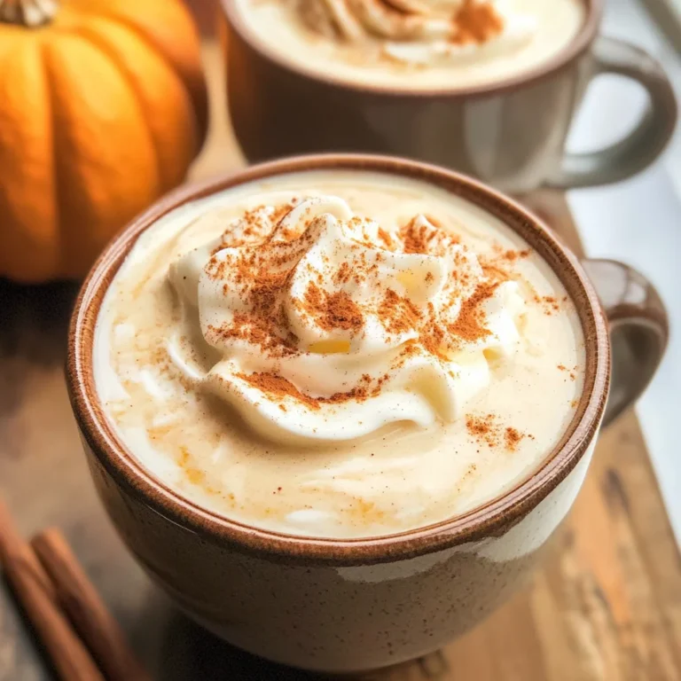 Pumpkin White Hot Chocolate