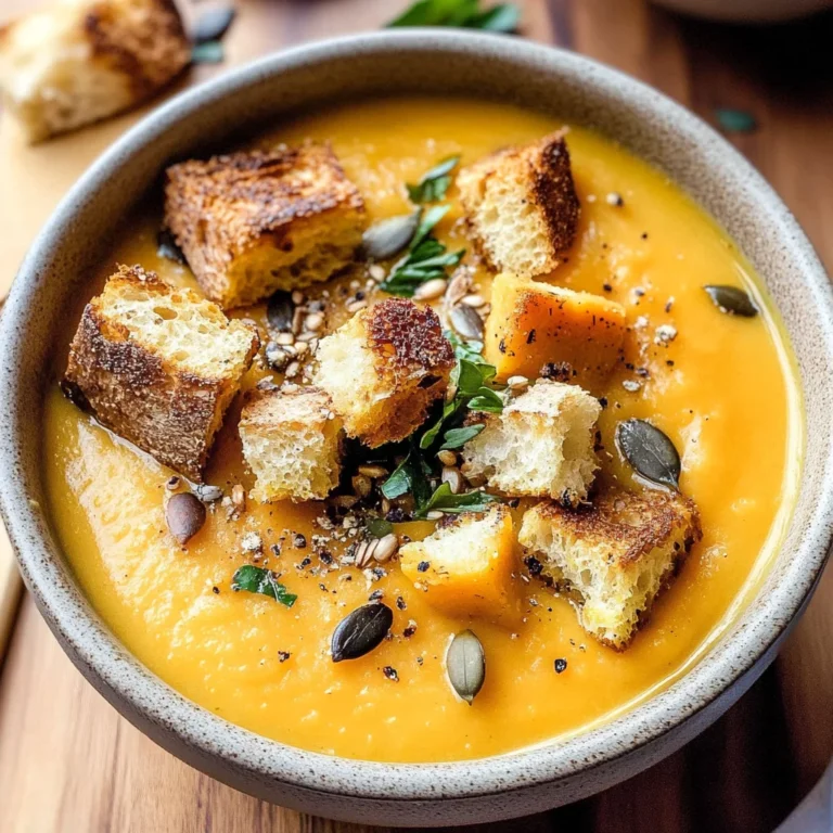 Roasted Butternut Squash Soup Recipe