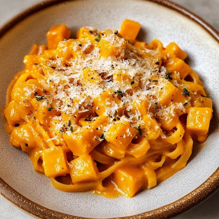 Roasted Pumpkin and Garlic Pasta