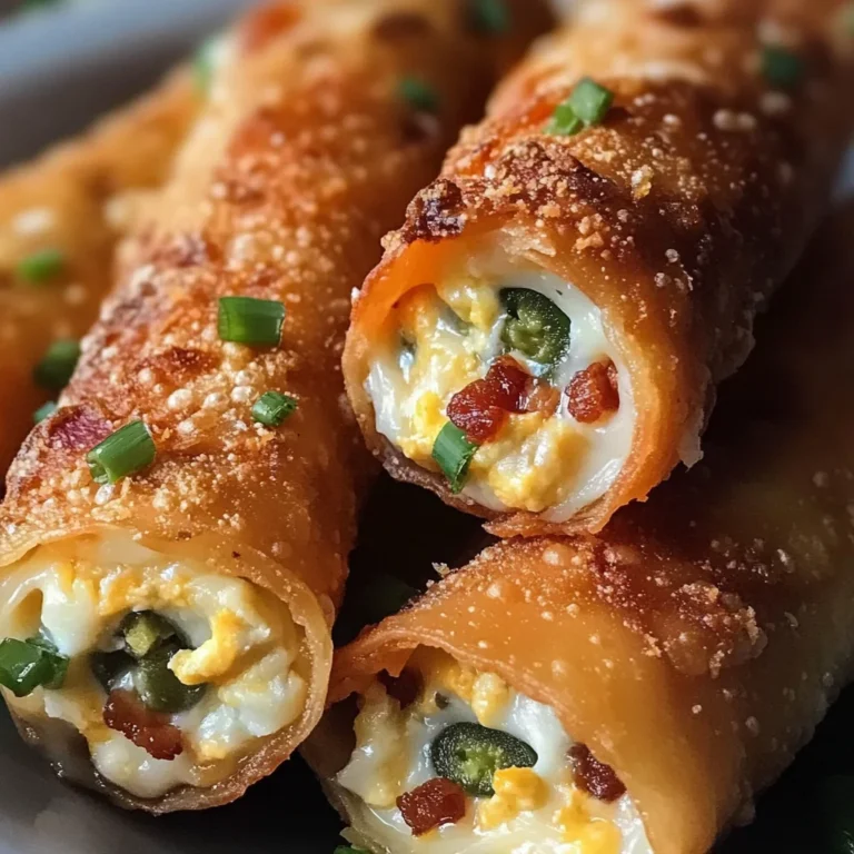 Bacon Jalapeño Eggrolls