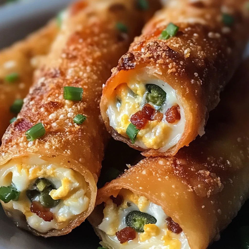 Bacon Jalapeño Eggrolls