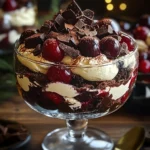 Black Forest Trifle for Christmas