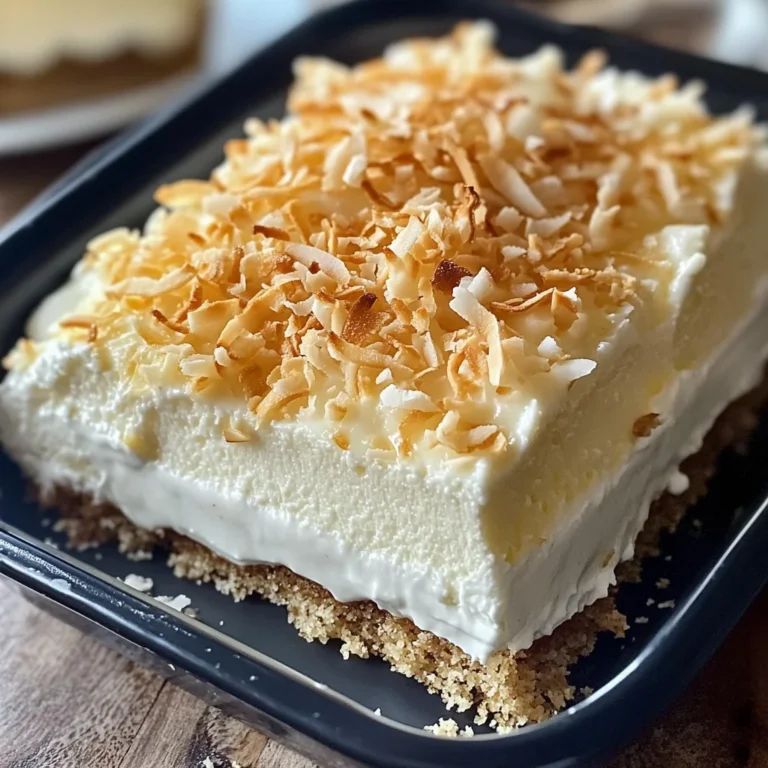 Coconut Cream Lush: A Creamy, No-Bake Dessert for Every Occasion