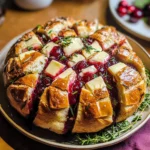 Cranberry Brie Pull-Apart Bread