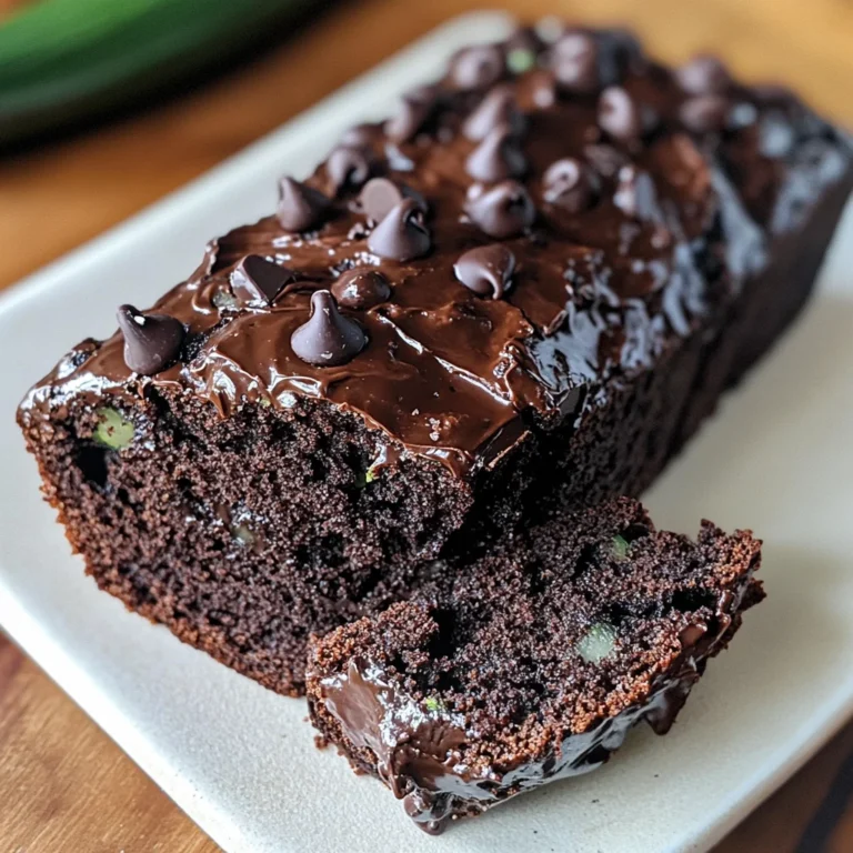 Double Chocolate Zucchini Bread