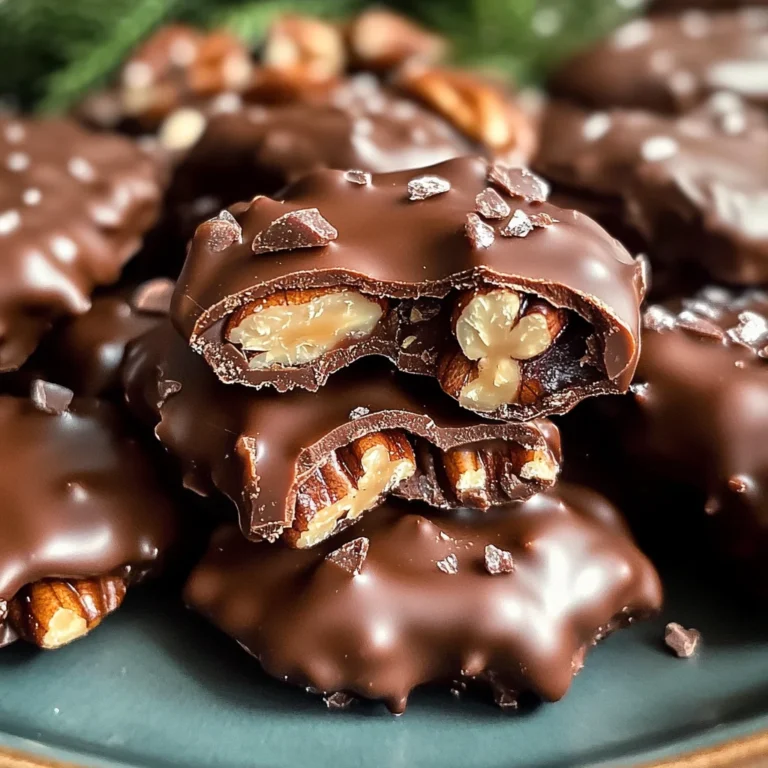 Easy Christmas Pecan Turtles