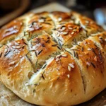 Easy Roasted Garlic Rosemary Artisan Bread – The Best Homemade Loaf