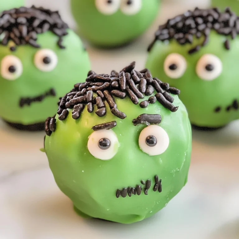 Frankenstein Oreo Balls