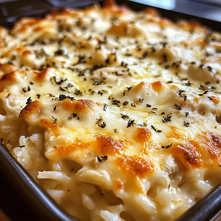 Garlic Butter Chicken and Rice Casserole 30 Minutes Easy Delicious