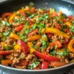 Ground Turkey and Bell Pepper Skillet