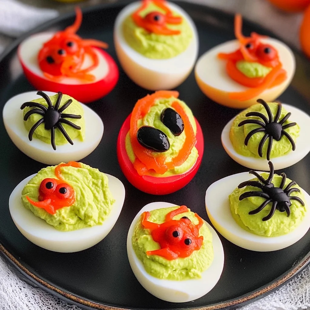 Halloween Deviled Eggs