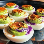 Halloween Deviled Eggs Recipe That's SUPER Spooky!