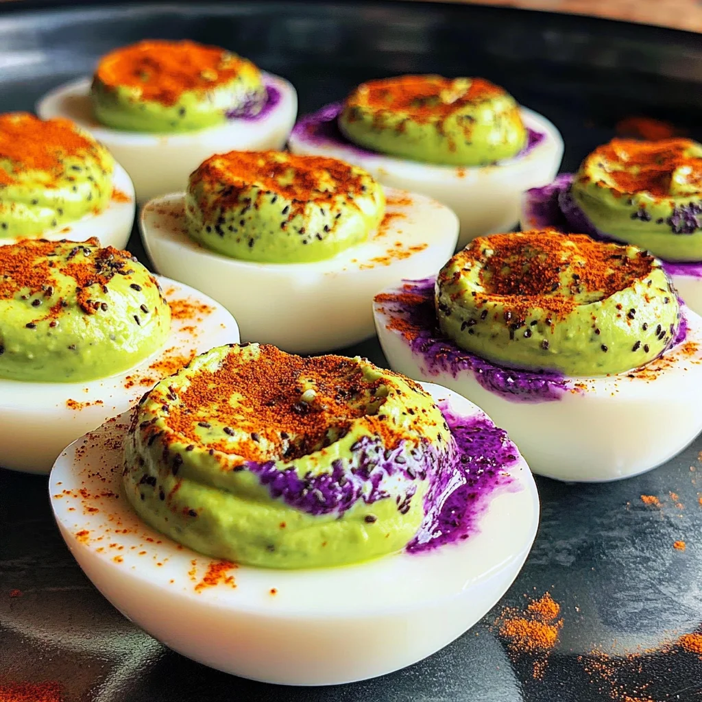 Halloween Deviled Eggs Recipe That's SUPER Spooky!