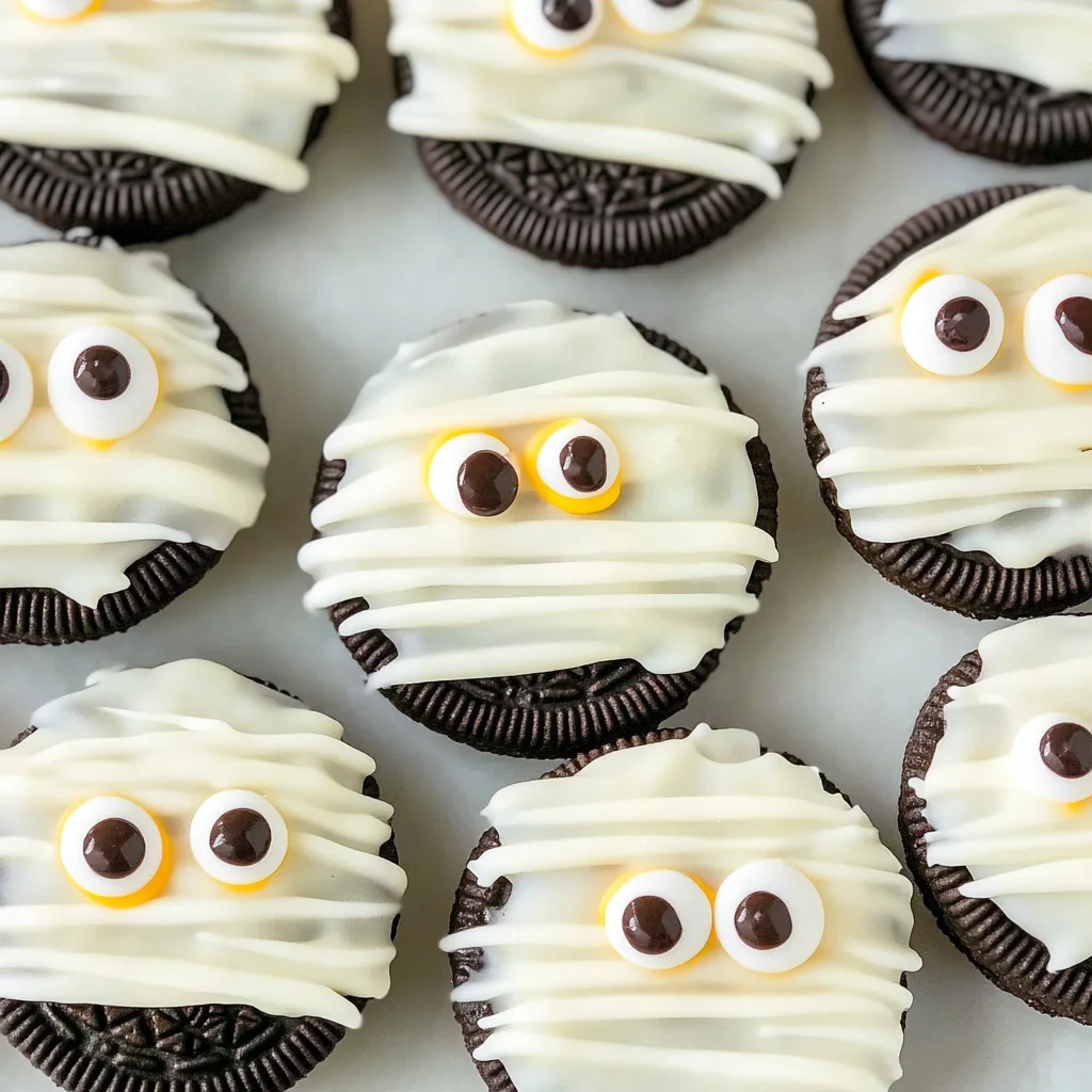 Halloween Mummy Oreo Cookies