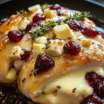 Impressive Cranberry Brie Stuffed Chicken