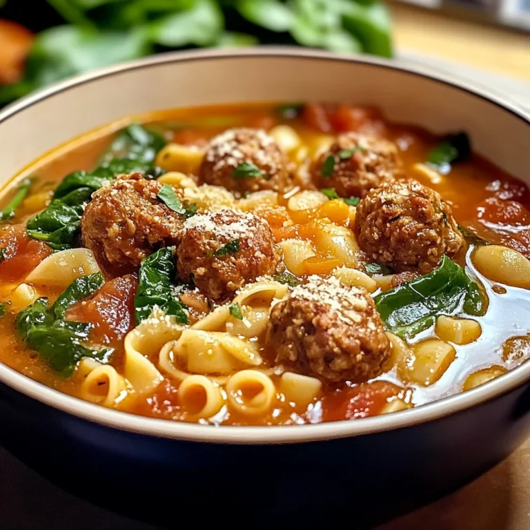 Italian Meatball Soup: Comfort in a Bowl