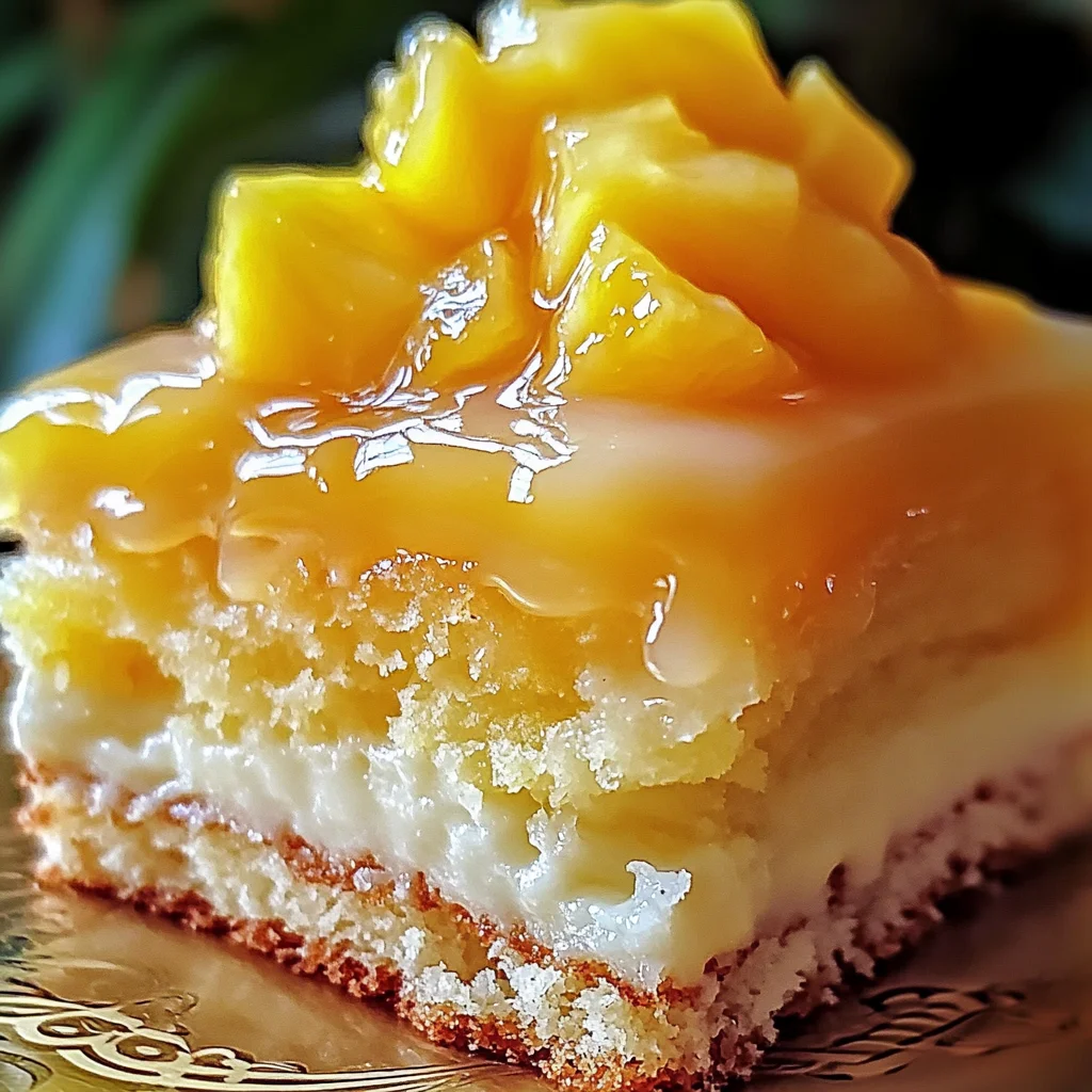 Juicy Pineapple Heaven Cake
