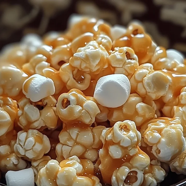 Marshmallow Caramel Corn