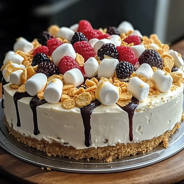 Marshmallow Whip Cheesecake : No-Bake Dream Dessert
