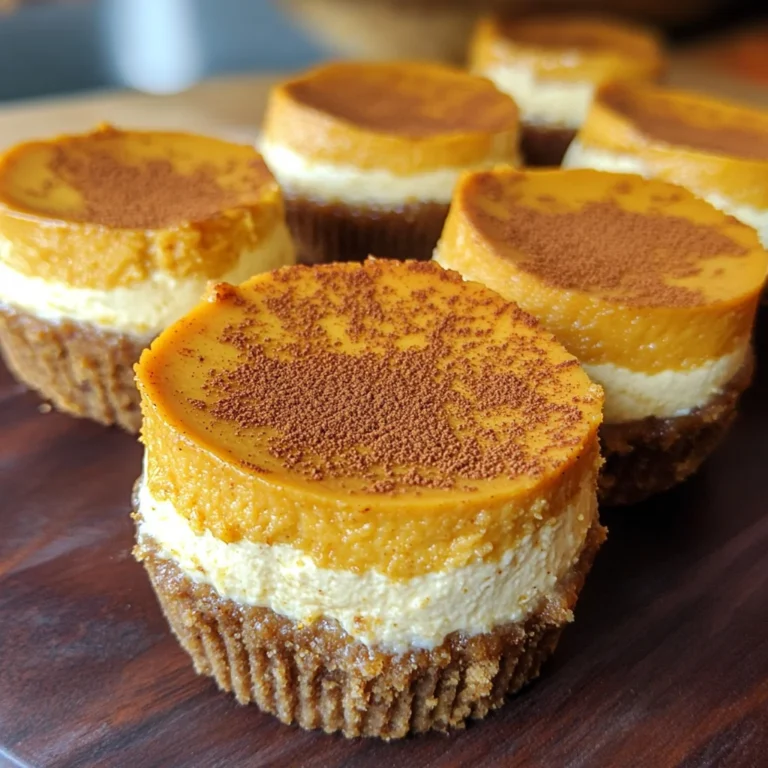 Mini Pumpkin Cheesecakes