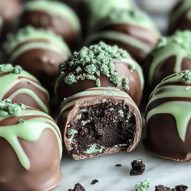 Mint Oreo Truffles