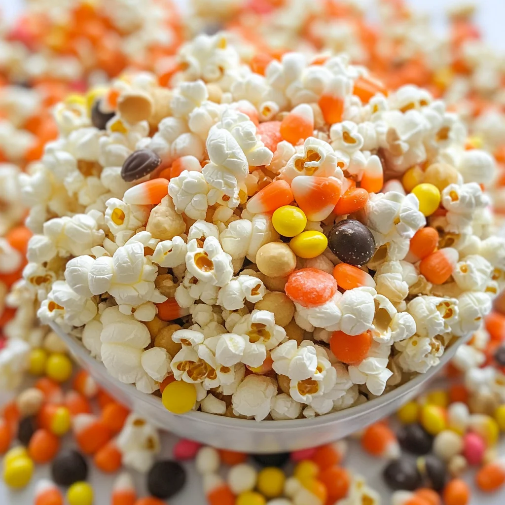 Monster Munch {Halloween Popcorn Mix}