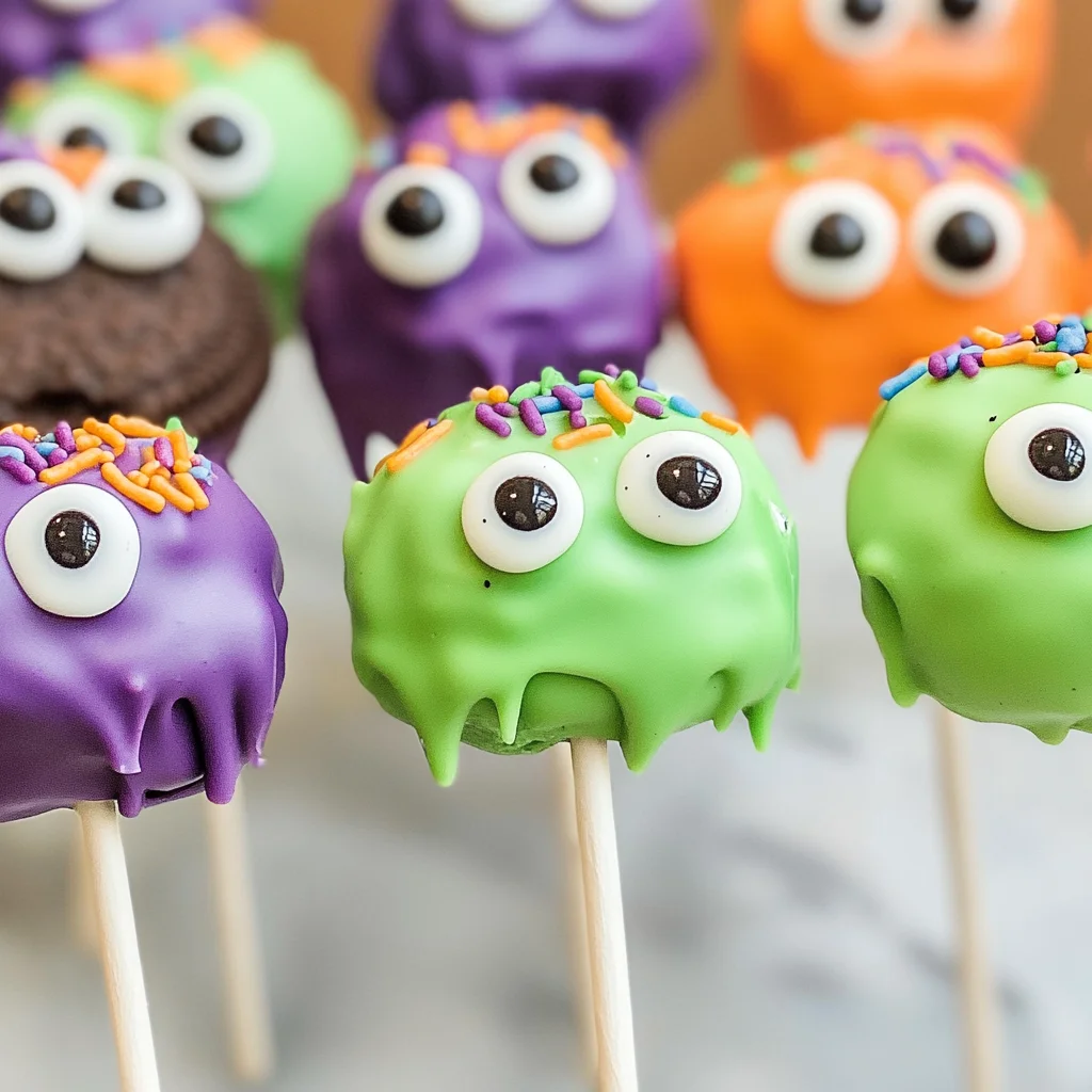 Monster Oreo Pops