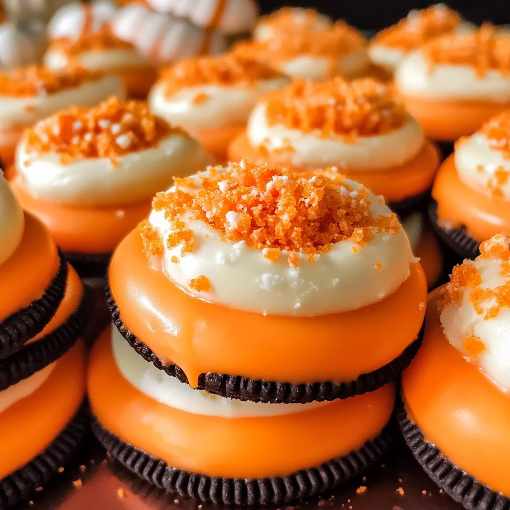 No Bake Pumpkin Patch Cookies