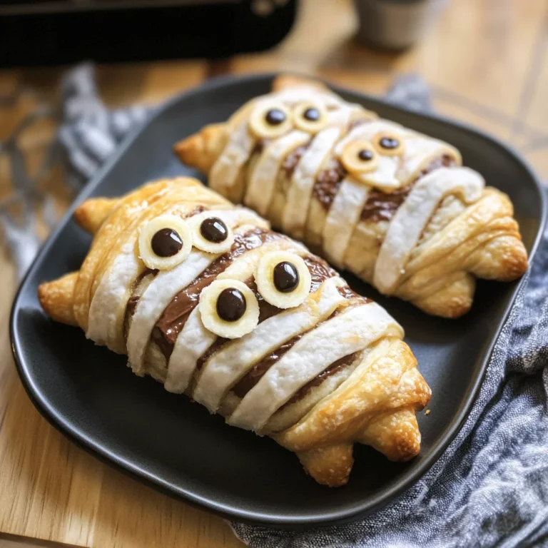 Nutella Banana Mummy Rolls
