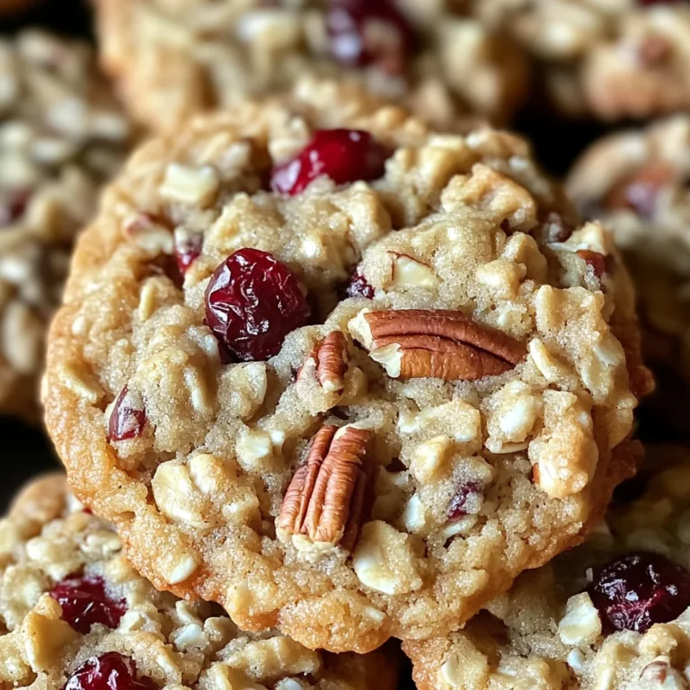 Oatmeal Cranberry Pecan Cookies