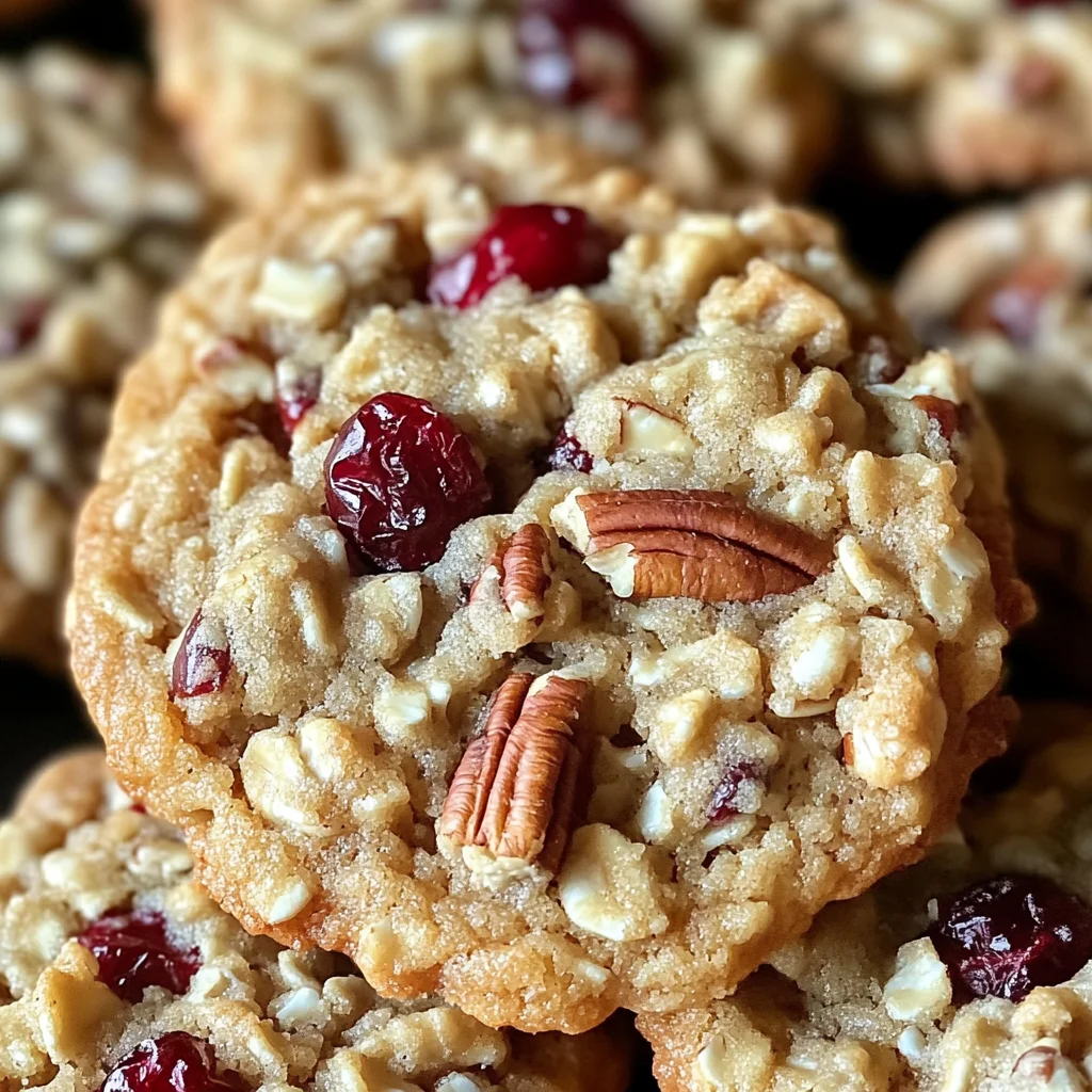 Oatmeal Cranberry Pecan Cookies