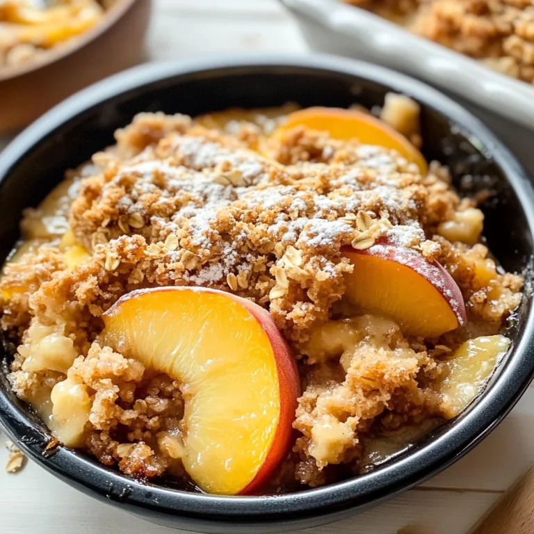 Peach Crisp
