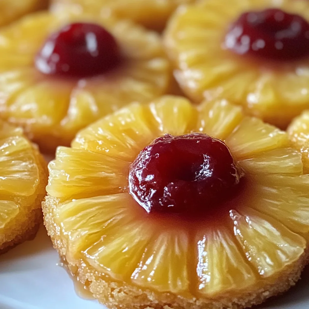 Pineapple Upside-Down Sugar Cookies