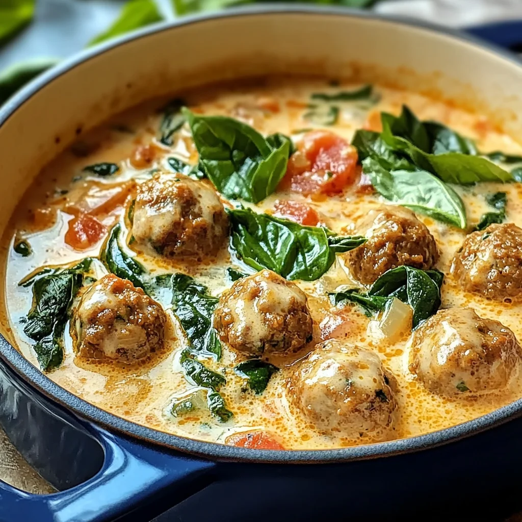 Savor the Comfort: Creamy Italian Meatball Soup to Warm Your Soul